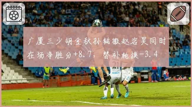 广厦三少胡金秋孙铭徽赵岩昊同时在场净胜分+8.7,替补轮换-3.4