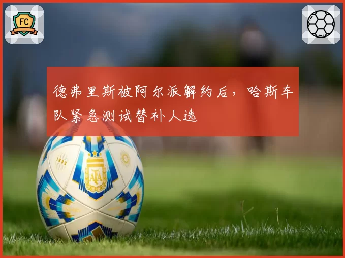 德弗里斯被阿尔派解约后，哈斯车队紧急测试替补人选